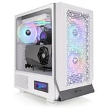 Thermaltake Ceres 300 TG ARGB boîtier midi tower Blanc | 2x USB-A | 1x USB-C | RGB | Window