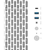 Thermaltake  boîtier big tower Blanc | 2x USB-A | 1x USB-C | Verre Trempé