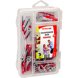 fischer 553109, Cheville Gris clair/Rouge