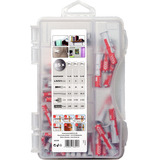fischer 553109, Cheville Gris clair/Rouge