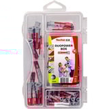 fischer DuoPower-Box mini, Cheville Gris clair/Rouge