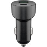 goobay chargeur rapide voiture double USB USB-C PD (Power Delivery) Noir