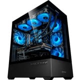 ALTERNATE Custom PC Series • Blue Thunder Elements Gaming-PC, PC gaming Noir/transparent