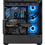 ALTERNATE Custom PC Series • Blue Thunder Elements Gaming-PC, PC gaming Noir/transparent