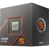 AMD Ryzen 5 8400F, 4,2 GHz (4,7 GHz en Turbo Boost) socket AM5 processeur Unlocked, Wraith Stealth, processeur en boîte