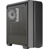 Aerocool Genesis ARGB (A-BK-v2) boîtier midi tower Noir | 4x USB-A | RGB | Window