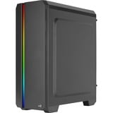 Aerocool Genesis ARGB (A-BK-v2) boîtier midi tower Noir | 4x USB-A | RGB | Window