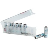 Ansmann 4000033 boîtier de batterie Transparent, Boîte d'accumulateur Transparent, Transparent, 8x AA/AAA (CR123A,CR2)