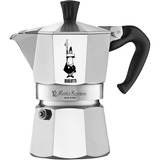 Bialetti Moka Express 0,2 L Aluminium, Noir, Machine à expresso Argent, 0,2 L, Aluminium, Noir, 3 tasses, Aluminium, Moka Express, CE