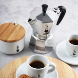 Bialetti Moka Express 0,2 L Aluminium, Noir, Machine à expresso Argent, 0,2 L, Aluminium, Noir, 3 tasses, Aluminium, Moka Express, CE