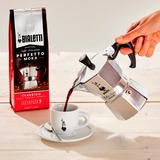 Bialetti Moka Express 0,2 L Aluminium, Noir, Machine à expresso Argent, 0,2 L, Aluminium, Noir, 3 tasses, Aluminium, Moka Express, CE