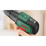 Bosch EasyImpact 12 1300 tr/min Sans clé 1 kg Noir, Vert, Perceuse à percussion Vert/Noir, Perceuse à poignée pistolet, Sans clé, Sans brosse, 1 cm, 1300 tr/min, 2 cm