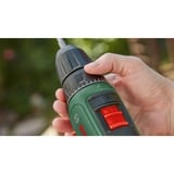 Bosch Universal Impact 18V 1450 tr/min Sans clé 1,3 kg Noir, Vert, Rouge, Perceuse/visseuse Vert/Noir, Perceuse à poignée pistolet, Sans clé, 1 cm, 1450 tr/min, 3 cm, 1 cm