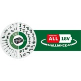 Bosch Universal Impact 18V 1450 tr/min Sans clé 1,3 kg Noir, Vert, Rouge, Perceuse/visseuse Vert/Noir, Perceuse à poignée pistolet, Sans clé, 1 cm, 1450 tr/min, 3 cm, 1 cm