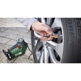 Bosch Universal Pump 18V pompe à air électrique 10,3 bar 30 l/min Vert/Noir, Vélo, Voiture, Universel, 10,3 bar, 30 l/min, Vert, Plastique, Caoutchouc, 0 - 150 psi