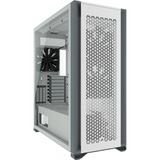 Corsair 7000D AIRFLOW, Grand tour Blanc, 4x USB-A 3.2 (5 Gbit/s), USB-C 3.2 (5 Gbit/s), Audio, Window-kit