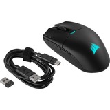 Corsair KATAR ELITE WIRELESS, Souris gaming Noir, 26.000 dpi