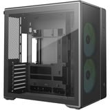 DeepCool CG590 MESH 2F boîtier midi tower Noir | 2x USB-A | 1x USB-C | RGB | Verre trempé