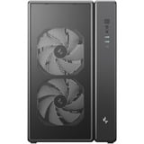 DeepCool CG590 MESH 2F boîtier midi tower Noir | 2x USB-A | 1x USB-C | RGB | Verre trempé