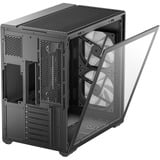 DeepCool CG590 MESH 2F boîtier midi tower Noir | 2x USB-A | 1x USB-C | RGB | Verre trempé