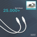 Digitus AK-300341-020-W, Câble Blanc