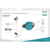 Digitus Adaptateur / Convertisseur USB, OTG 