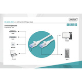 Digitus Câble de raccordement CAT 5e SF/UTP 3m Gris