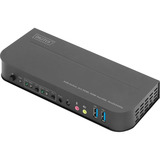 Digitus Commutateur KVM HDMI 2x1, Switch KVM Noir