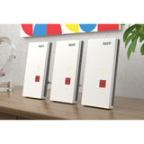 FRITZ! Ensemble mesh 2700 pack de 3, Répéteur Blanc/gris, Repeater 2700, Répéteur réseau, 125 Mbit/s, Wifi, Ethernet/LAN, Blanc