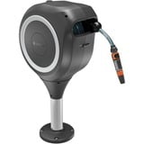 GARDENA Enrouleur de terrasse RollUp S, 15 mètres, Dévidoir Gris/Blanc