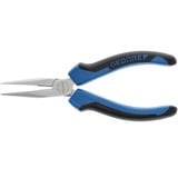 GEDORE Pince plate ronde avec coupe, 160 mm Bleu/Noir