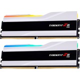 G.Skill 48 Go DDR5-8400 Kit, Mémoire vive Blanc, F5-8400J4052G24GX2-TZ5RW, Trident Z5 RGB, XMP
