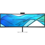 HP Pro 549pm Moniteur de conférence 49" UltraWide incurvé Noir/argent, 1x DisplayPort, 1x HDMI, 3x USB-C, 3x USB-A, 1x RJ-45, 165 Hz, 124,5 cm (49"), 5120 x 1440 pixels, Dual QHD, LCD, 5 ms, Noir