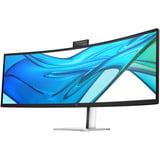 HP Pro 549pm Moniteur de conférence 49" UltraWide incurvé Noir/argent, 1x DisplayPort, 1x HDMI, 3x USB-C, 3x USB-A, 1x RJ-45, 165 Hz, 124,5 cm (49"), 5120 x 1440 pixels, Dual QHD, LCD, 5 ms, Noir