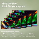 Hisense 65UR8DS RGB MiniLED 65" 4K Ultra HD TV Noir/gris foncé