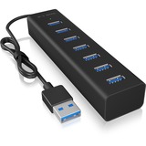 ICY BOX 60819, Hub USB Noir