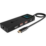 ICY BOX IB-DK4038-LCD, Station d'accueil Anthracite