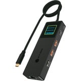 ICY BOX IB-DK4038-LCD, Station d'accueil Anthracite