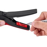 KNIPEX 12 42 195 , Pince à dénuder Noir/Rouge