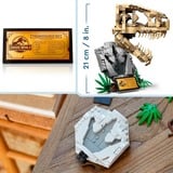 LEGO Jurassic World - Les fossiles de dinosaures: le crâne du T. rex, Jouets de construction 76964