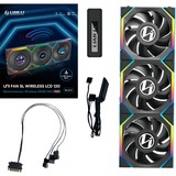 Lian Li UNI FAN SL120 LCD Wireless ventilateurs de boîtier RGB  Noir, 3 pièces, 120 x 124.5 x 28 mm, PWM