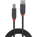 Lindy Câble USB 2.0 Type A vers B, Anthra Line Noir