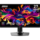 MSI MPG 271QRDE QD-OLED X50 26.5" Moniteur gaming Noir, 1x DisplayPort, 2x HDMI, 1x USB-C, 2x USB-A, 500 Hz, 67,3 cm (26.5"), 2560 x 1440 pixels, Wide Quad HD, QD-OLED, 1 ms, Noir