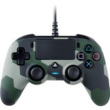 Nacon Wired Compact Camouflage USB Manette de jeu Analogique/Numérique PC, PlayStation 4 Camouflage/Vert, Manette de jeu, PC, PlayStation 4, Analogique/Numérique, Avec fil, USB, USB Type-A