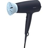 Philips 3000 series 3000 BHD360/20 Sèche-cheveux Noir/Bleu clair, CC, Marine, Anneau de suspension, 1,8 m, 2100 W, 220-240 V