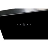 Respekta CH 89060 S, Hotte aspirante Noir/en acier inoxydable
