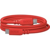Rode Microphones USB 3.2 Gen1 Kabel SC27-R red, USB-C Stecker > USB-C Stecker, Câble Rouge