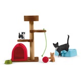 Schleich Farm World - Promenade avec un adorable chaton, Figurine 
