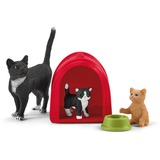 Schleich Farm World - Promenade avec un adorable chaton, Figurine 