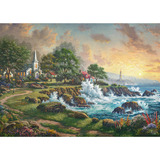 Schmidt Spiele Thomas Kinkade Studios: Joyau au bord de la mer, Puzzle 